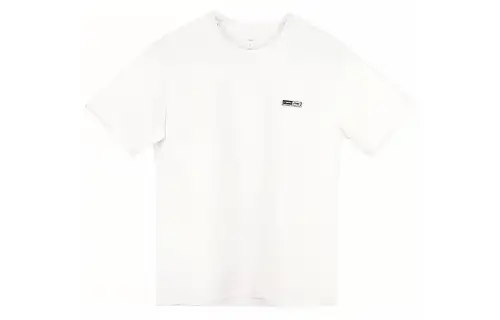 Li Ning T Shirts Unisex White Crew Neck Thin Straight Fit