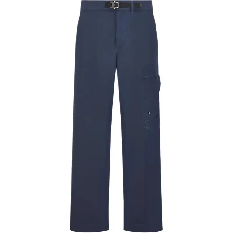 DIOR Cargo Pants Men's Marine Blue Moderate