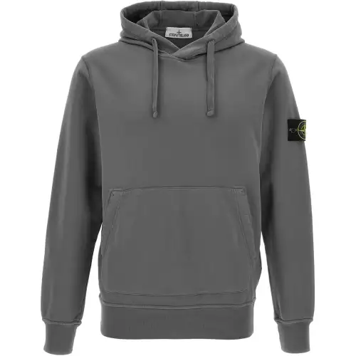 STONE ISLAND Logo Patch Drawstring Hoodie