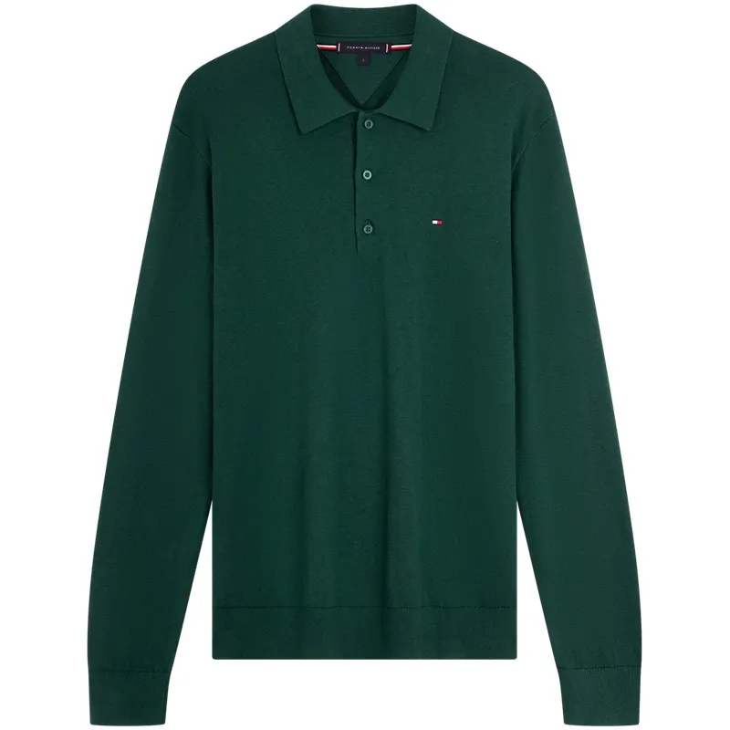 Tommy Hilfiger Knitwear Men's Lapel Moderate Straight Fit