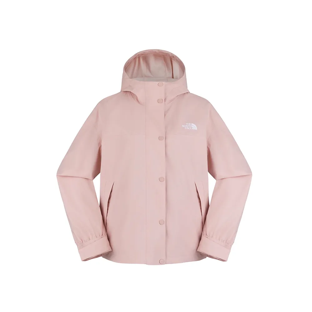 THE NORTH FACE Urban Exploration Windbreaker Jackets Women's Mist Pink Hooded Moderate