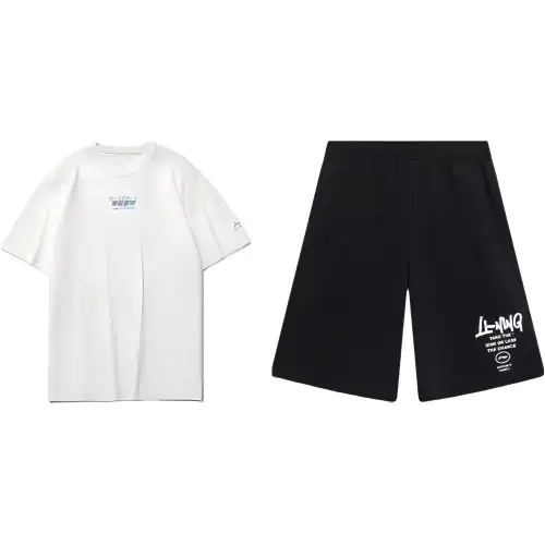 Li Ning Casual Sportswear Men's Crew Neck Moderate