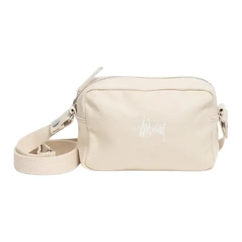 Stussy Cotton Crossbody Bags Unisex Beige