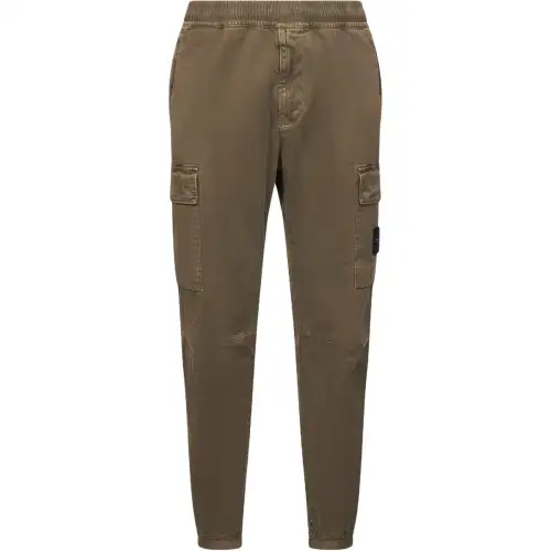 Stone Island Logo Patch Cargo Trousers
