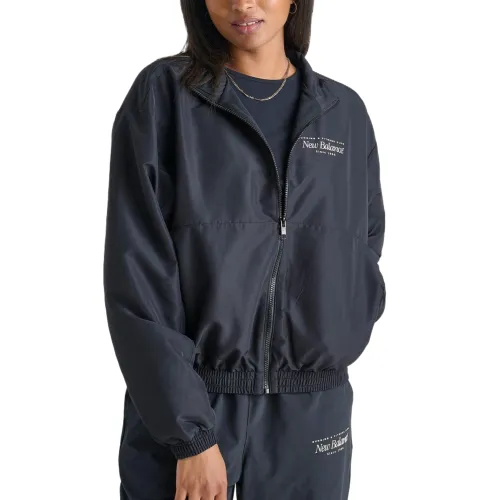 New Balance Jackets Women's Black Lapel Moderate Other