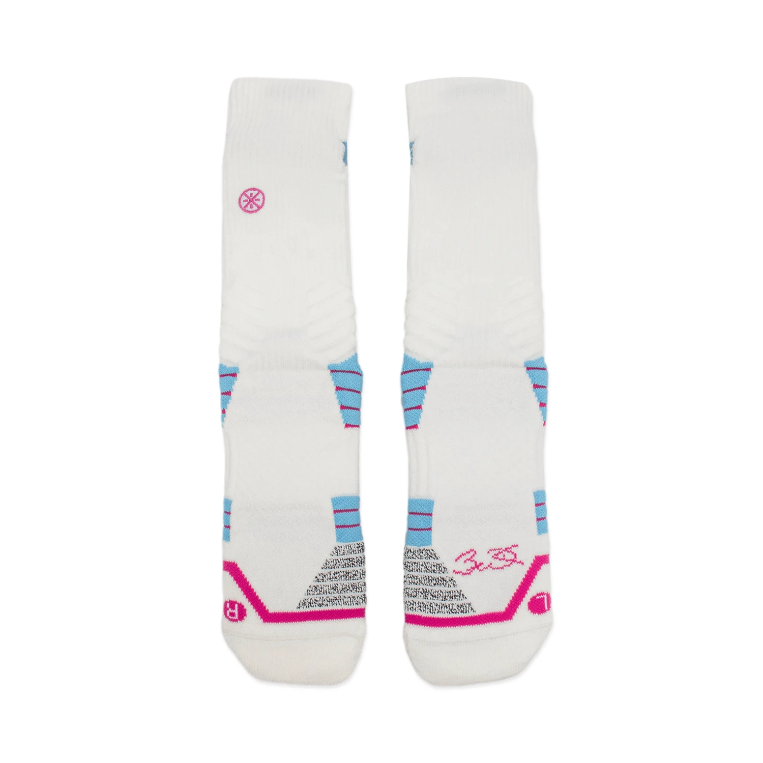 Li Ning Crew Socks Men’s 1 Pack Moon White Blue