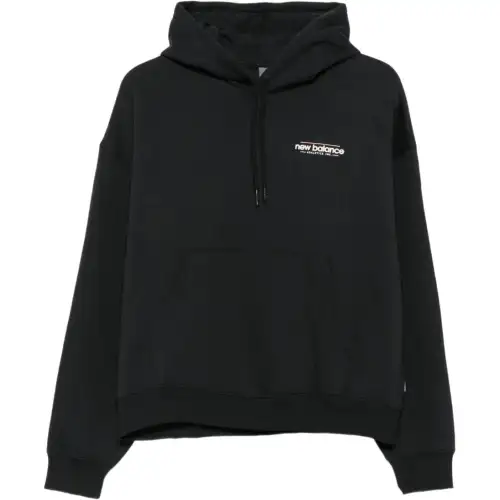 New Balance logo-embroidered hoodie