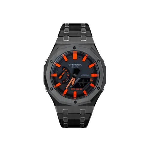 CASIO Men Liquid Crystal/Analog Dual Display Series 48.5mm Black Watch