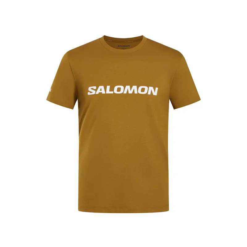 SALOMON SS25 T Shirt Men's Bright Olive