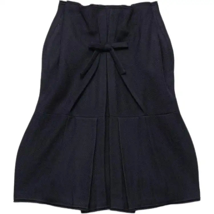 Prada chevron wool midi skirt