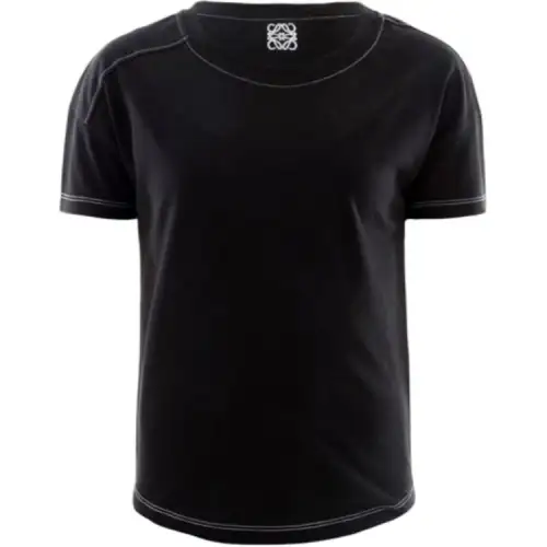 LOEWE T Shirts Women's Black Crew Neck Moderate
