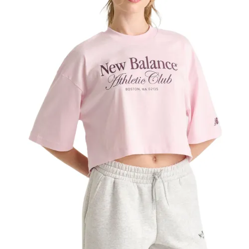 New Balance Drop Shoulder Sleeve T Shirt Women's