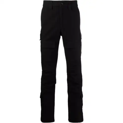 Balenciaga Casual Pants Unisex Black Moderate Straight Fit Pants