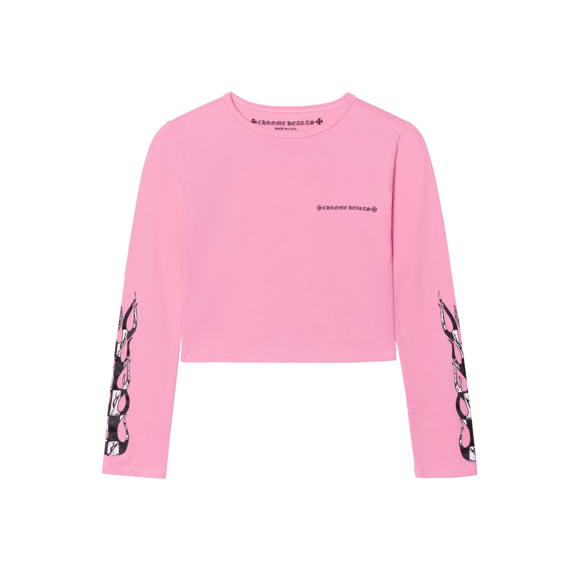 Chrome Hearts Crop Top Women's Pink