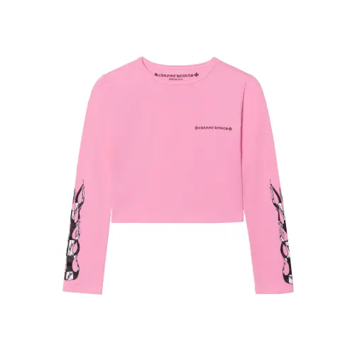 Chrome Hearts Crop Top Women's Pink