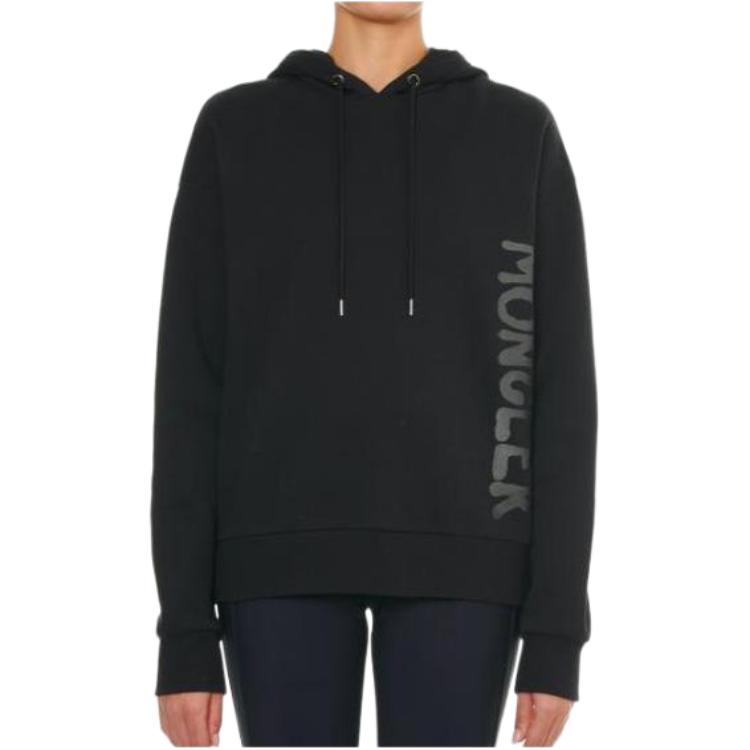 Женское худи Moncler (черное)