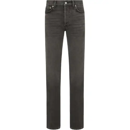 DIOR Jeans Men's Gray Moderate Straight Fit Pants