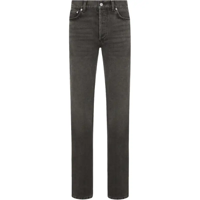 DIOR Jeans Men's Gray Moderate Straight Fit Pants