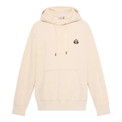 Timberland Sweatshirts Men's Ecru Hooded Moderate Regular