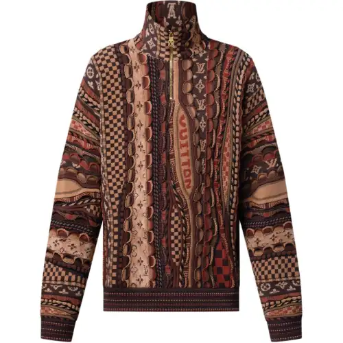 LOUIS VUITTON Half Zip Pullover