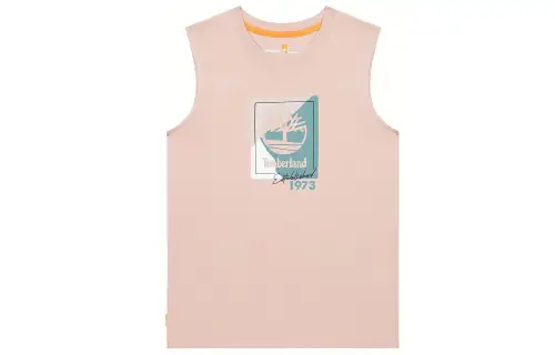 Timberland Sleeveless Sports Shirts Women's Pink Other