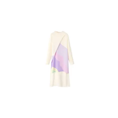 LOEWE Shirts Women's Ivory Scarf Collar Moderate Other