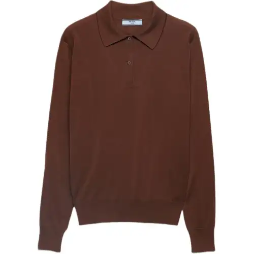 PRADA Polo neck Ribbed knit Sweater