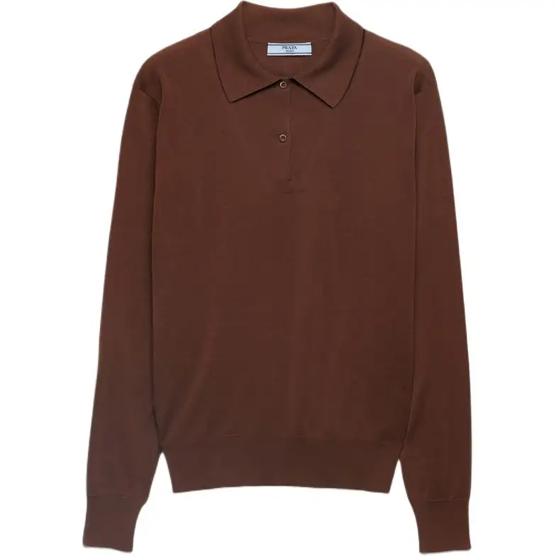 PRADA Polo neck Ribbed knit Sweater