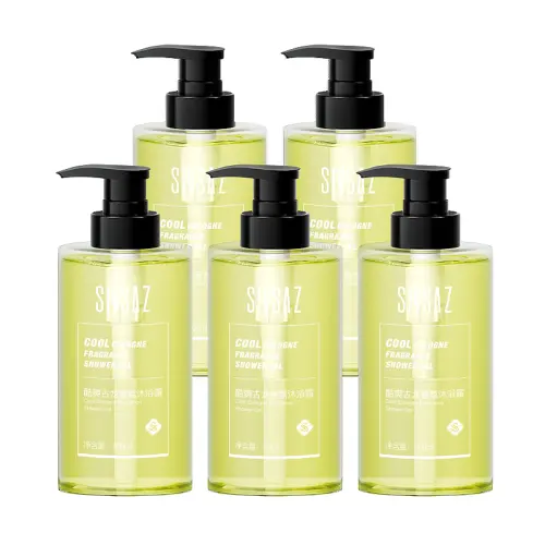 Perfumed fragrant nutritious refreshing shower gel strongly flavoured, deep cleansing, long-term effect, conceals acne, 500 ml