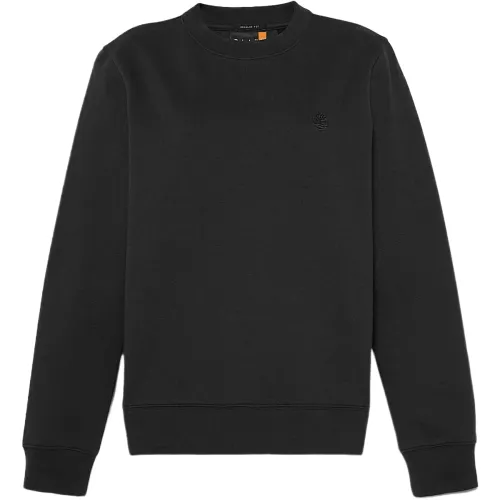 Timberland Sweatshirts Women's Black Crew Neck Moderate