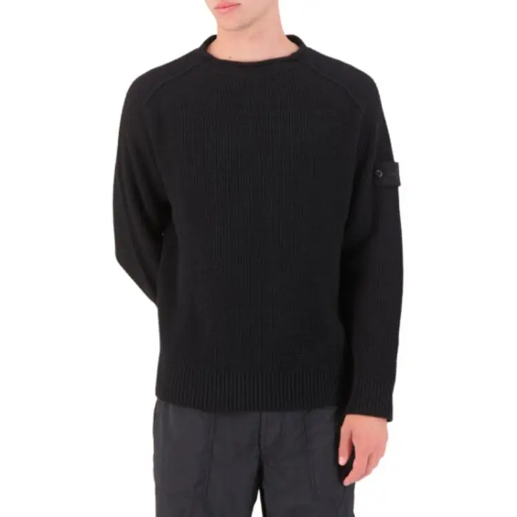 STONE ISLAND Logo Patch Crewneck Jumper