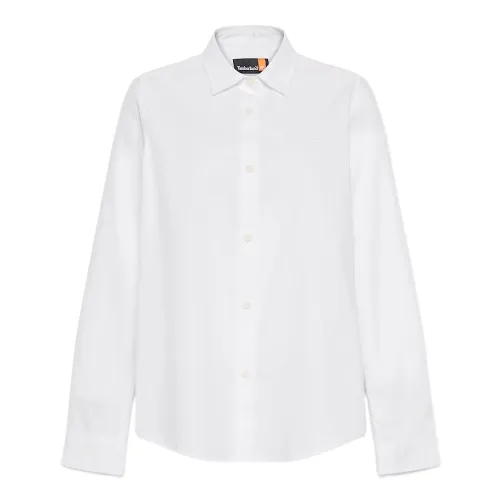 Timberland Shirts Women's White Lapel Moderate