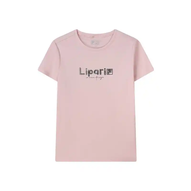 FILA Heritage T Shirts Women's Fragrant Berry Pink Crew Neck