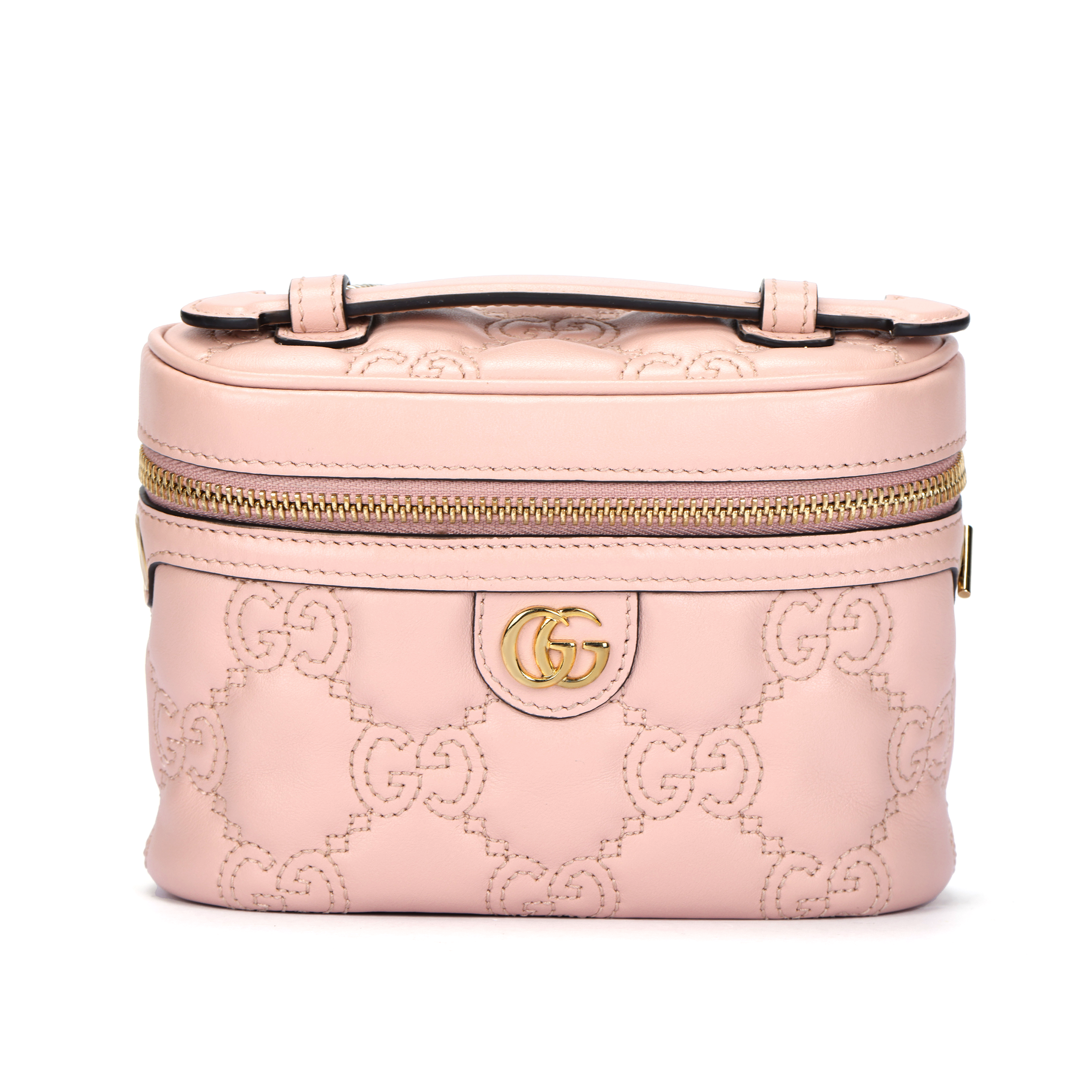 Женская сумка Gucci GG Matelassé (розовая)