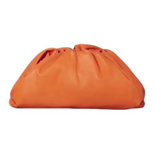 Bottega Veneta Bottega Veneta Luggage Collection Cow Leather Clutch Women's Light Orange