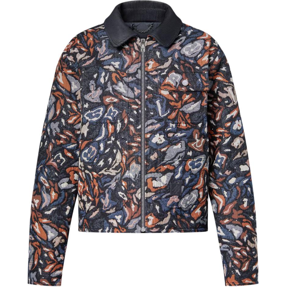 LOUIS VUITTON Sequin Embellished Workwear Blouson