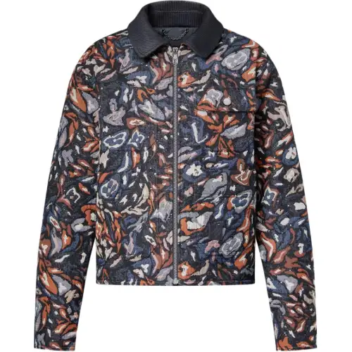 LOUIS VUITTON Sequin Embellished Workwear Blouson