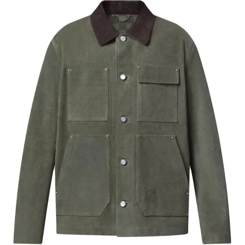 LOUIS VUITTON x Nigo FW25 Leather Jacket Men's