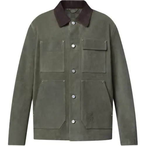 LOUIS VUITTON x Nigo FW25 Leather Jacket Men's