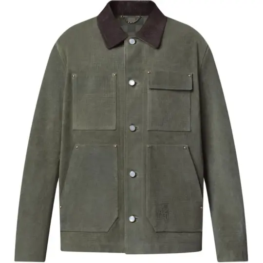 LOUIS VUITTON x Nigo FW25 Leather Jacket Men's
