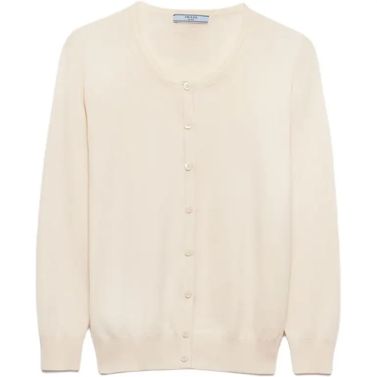 Prada long-sleeves button cardigan
