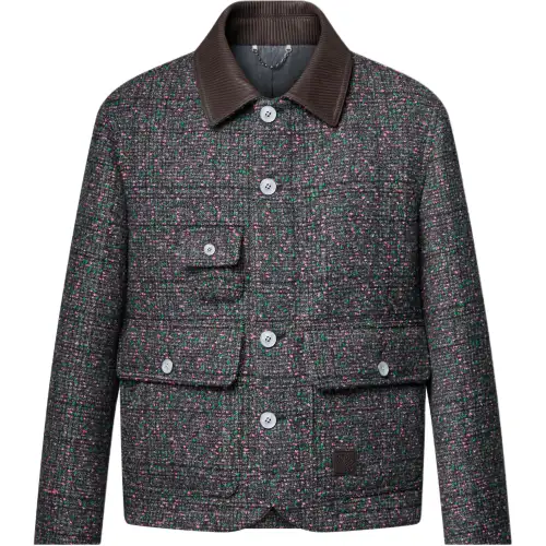 LOUIS VUITTON Tweed Gardening Workwear Jacket