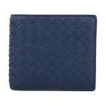 Bottega Veneta Sheepskin Wallet Mini Unisex Blue