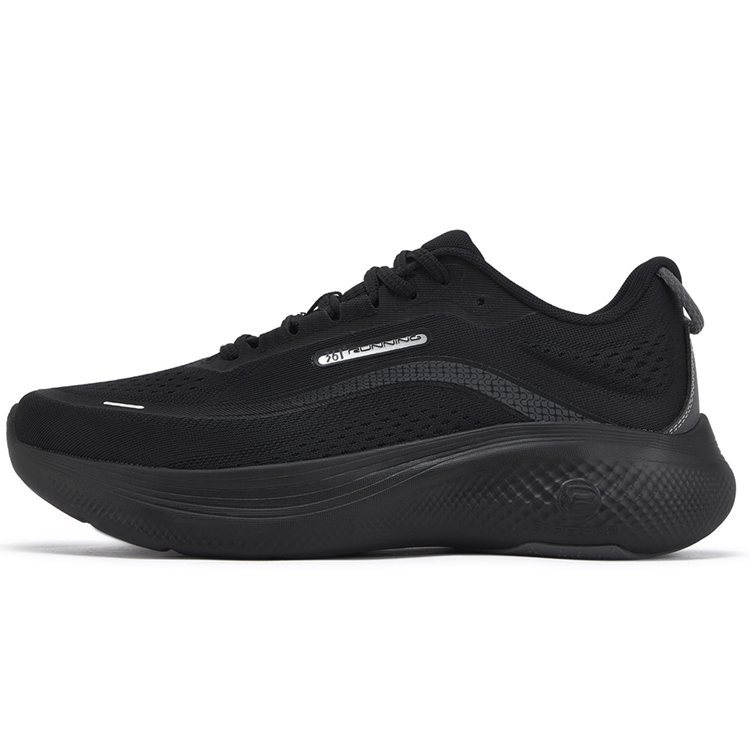 361° Cushioning, Wear Resistant Low top Casual Racing Running Shoes Men’s Black