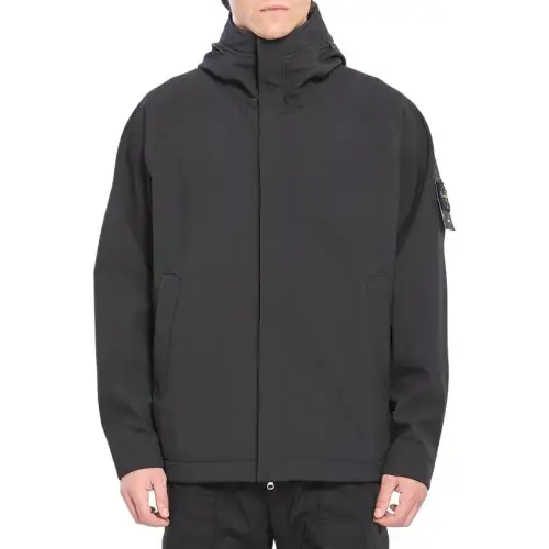 STONE ISLAND Logo Patch Hooded Parka
