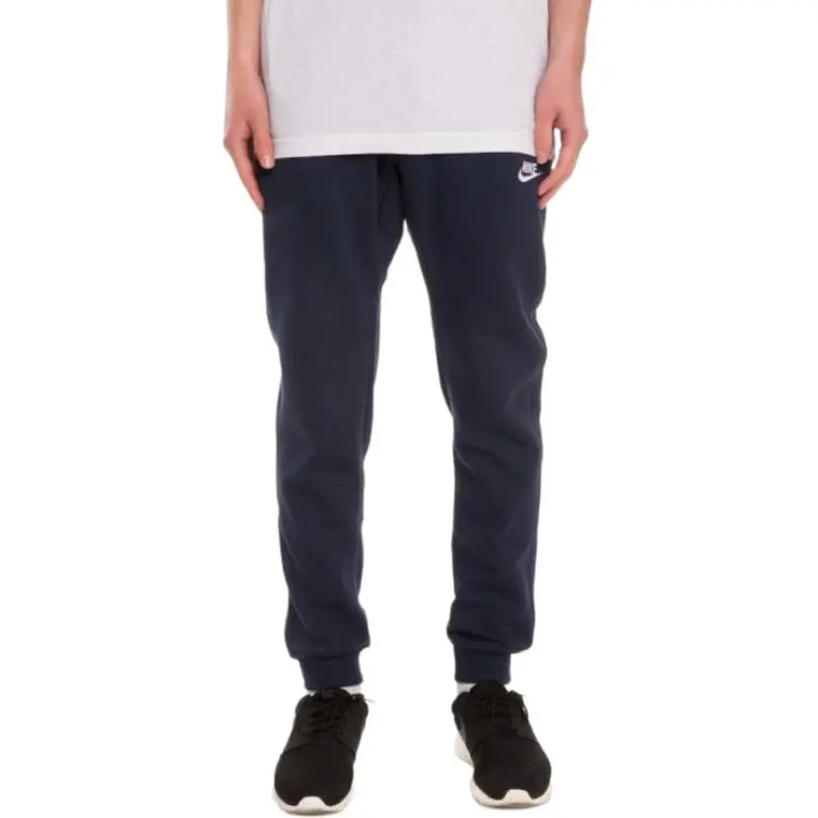 Nike Clothing Knitted Sweatpants Men's Black Moderate Slim Fit Pants