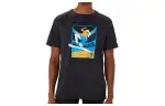 ASICS T Shirts Men's Black Crew Neck Moderate Straight Fit