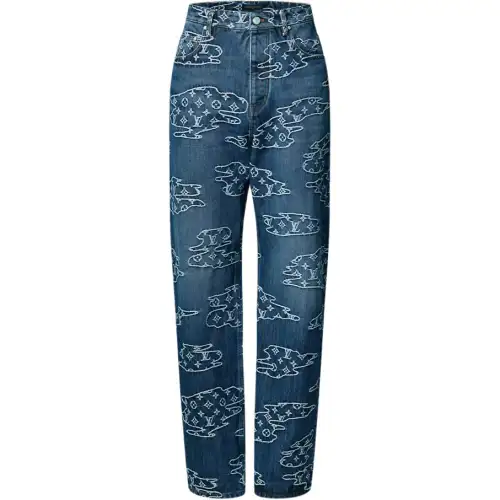LOUIS VUITTON x Nigo Monogram FW25 Jeans Men's