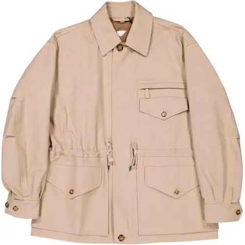 Burberry Jackets Men's Light Umber Lapel Moderate Other