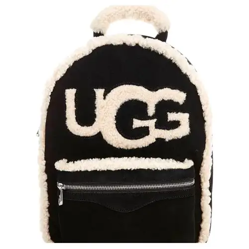UGG Sheepskin Backpack Medium Unisex Black